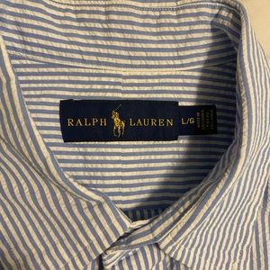 Barely worn Ralph Lauren Polo button down short sleeve.